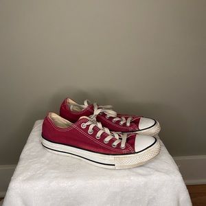 All star Converse Maroon shoes womens 7